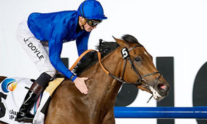 Local Time winning the Listed UAE 1000 Guineas