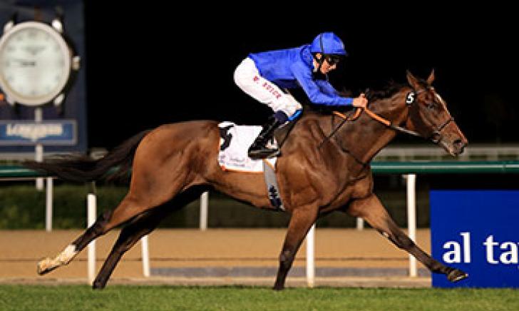 Tryster wins the Dubai Millennium Stakes at Meydan